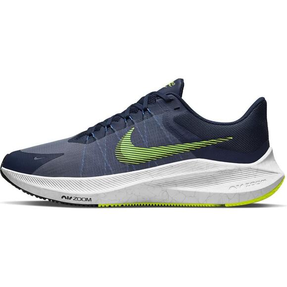 Nike Zoom Winflo 8 Men\'s running shoes Midnight Navy Volt White size 9 main image 4